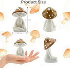 Mushroom Decor, Cute Resin Mushroom Statue, Home Garden Decor - Image 6