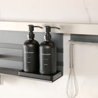 Prus Waso Matte Black Soap Dispenser Set - Image 4