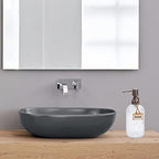16oz Diamond Pattern Glass Soap Dispenser with Rust Resistant Pump - Image 2