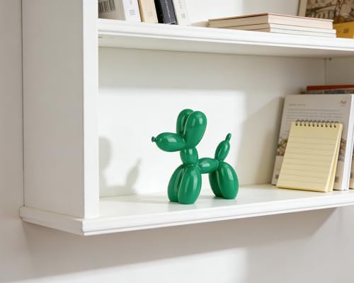 4 Inch Glossy Green Balloon Dog Sculpture - Image 6
