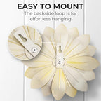 Succulent Metal Flowers Wall Decor - 3D Metal Wall Decor, Flower Art Yellow - Image 5