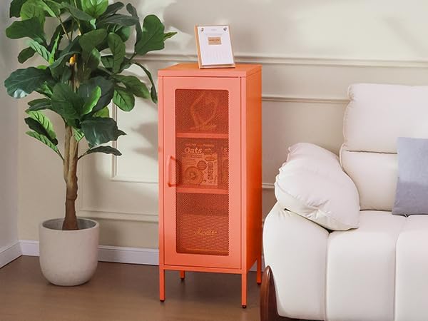 Slim Metal Storage Cabinet - Image 4