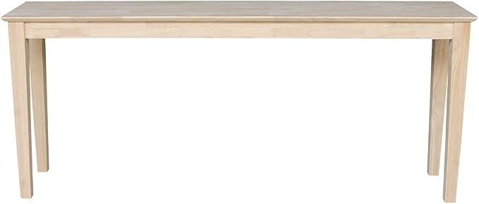 International Concepts Shaker Console Sofa Table, 72-Inch Long, Solid Parawood - Image 7