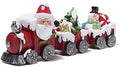 Hodao Christmas Train Figurines with Santa, Tree & Snowman by Hodao