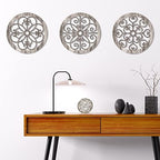 Blulu 3 Pcs Thicken Rustic Wall Decor, Wood Hanging Decor, Popular Style - Image 4