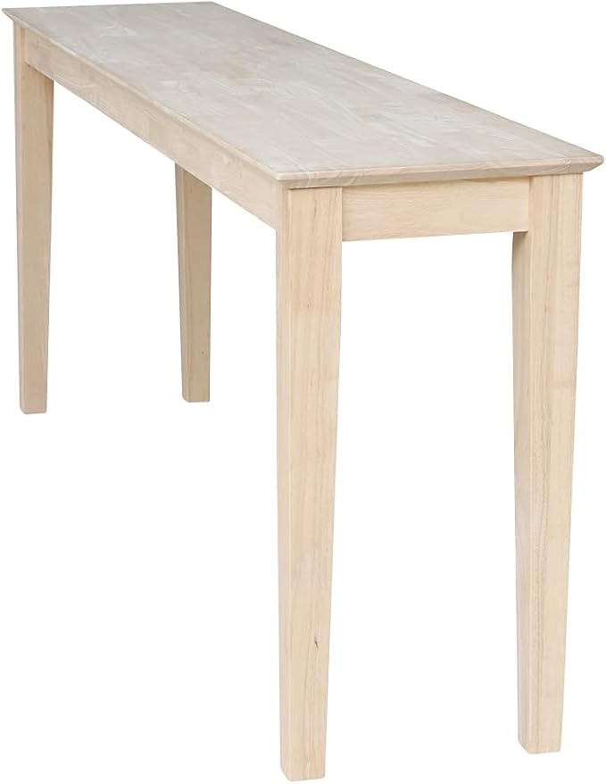 International Concepts Shaker Console Sofa Table, 72-Inch Long, Solid Parawood - Image 8