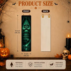 Retro Halloween Sign, 4 Pcs Halloween Hanging Signs, Wooden Wall Art Decor - Image 2