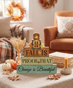 Putuo Decor Gnome Fall Table Decor,Fall Decorations for Home Mantel - Image 6
