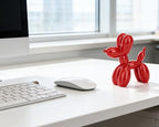 4 Inch Glossy Red Balloon Dog Sculpture - Image 4