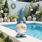 Etlemonde Beach Coastal Gnomes Statue Home Seashell Decor - Image 5