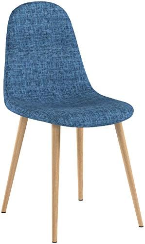 Christopher Knight Home Raina Mid-Century Modern Fabric Dining Chairs - Image 5