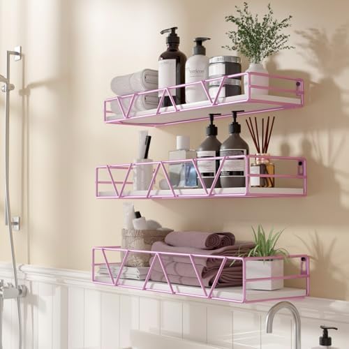 Floating Shelves Set of 3, Wood Wall Shelf, Farmhouse Shelf for Bedroom - Image 5