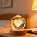 Heart Love Crystal Ball, 2.4 inch Valentines Day Gifts for Girlfriend, Wife by COQIRAUSEN