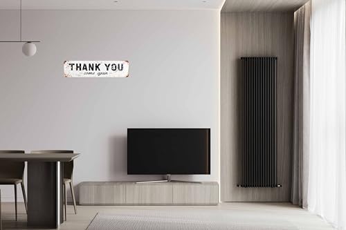Vintage Tin Thank You Come Again Sign Retro Metal Sign for outdoor indoor Decoration - outdoor indoor Funny Wall Art Plaque 4x16 Inch - Image 5