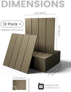 Fluxynara Felt Bulletin Board & Cork Board Alternative 48'' x 36'' - 12 Pack - Image 2