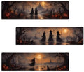 Rustic Halloween Decor, 3 Pcs Halloween Hanging Signs, Entryway Decor Wall by SUSZDOU
