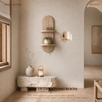 Plant Wall Shelf for Home Decor: Hanging Plant Shelf for Displaying,Natural - Image 3