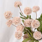 Waipfaru 10pcs Fake Silk Pompon Mums Artificial Flowers - Image 5