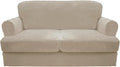CUCRAF Cushion Sofa Cover 3 Piece Slipcovers, Soft Thick Velvet Couch Cover by CUCRAF
