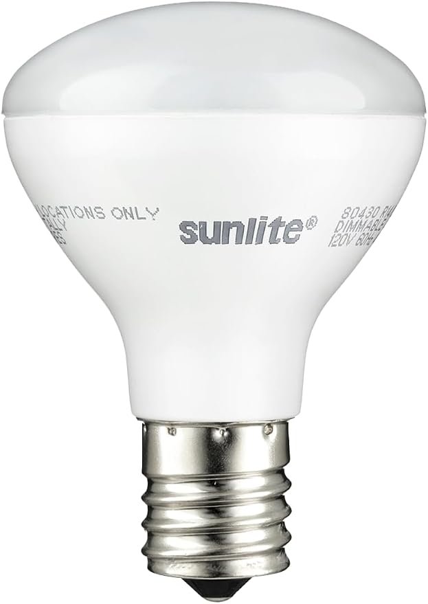 Sunlite LED R14 Mini Flood Light Bulbs, 4 Watts, 280 Lumens, Intermediate Base - Image 4