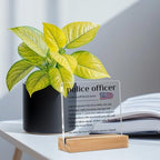 Police Officer Gifts Acrylic Sign, Appreciation Gift for Police Officers - Image 3