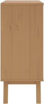 Scandinavian Style Solid Pine Wood Drawer Cabinet - Image 8