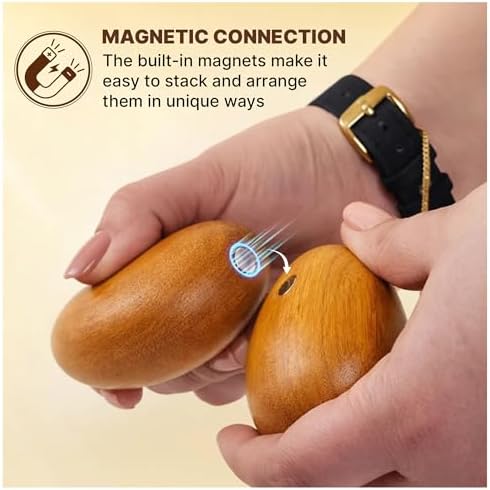Cairn Sculpture – Magnetic Wood Art for Desk, Office & Indoor Decor - Image 3