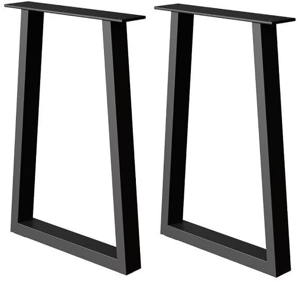 Metal Table Legs 28 inch, Heavy Duty DIY Industrial Desk Furniture Legs Set of by ITeeLas