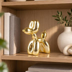 Balloon Dog Sculpture Modern Home Decor Collectible Figurines Funky Statues for Bedroom Trendy Animal Decor for Coffee Table Living Room Decor Art Resin Decor Office Standing Desk Decor - Image 6