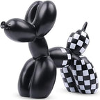 Creative Balloon Dog Sculpture Modern Home Decoration Trendy Animal Art Ornaments Collection Figurine Bedroom Living Room Office Desktop Resin Decors by XIAOMAGG
