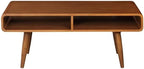 Boraam Zebra Series Halmstad Coffee Table, Rich Walnut - Image 4