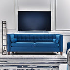 Dreamsir 78'' W Velvet Sofa, Mid-Century Modern Love Seats Sofa Furniture - Image 6