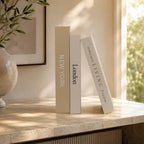 3 PCS Faux Decorative Books for Home Decor-Coffee Table Books Decor-Aesthetic Fake/Faux Books (NEW YORK London Living) - Image 5