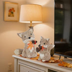 winemana Fall Decor Set of 2 Sisal Fox, Thanksgiving Decorations for Home - Image 5