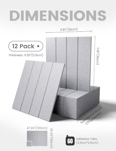 Felt Bulletin Board with Self-Adhesive 12 Pack - Image 2