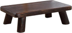 CHICKEN Couch End Table Little Traditional Tea Table Long Paulownia Wood Asia by Unknown