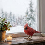 Distinctive Designs 4.125"" Red Cardinal Figurine - Cardinal Decor for Memorial Home Decor - Bereavement Gift, Red, Black, Orange - Image 6