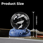 Whales Crystal Ball Decor Figurine Gifts for Women - Image 3