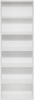 Furinno Jaya Simply Home Free Standing 6-Tier Open Storage Bookcase - Image 6