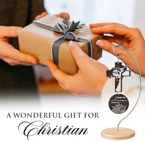 Christian Jesus Hanging Decor, Christian Gifts for Men, Women, Jesus Ornament Religious Gift, Faith-Based Inspirational Gift for Friends, Mom, Sister, Girl, Coworker, Jesus Decorations - Image 6