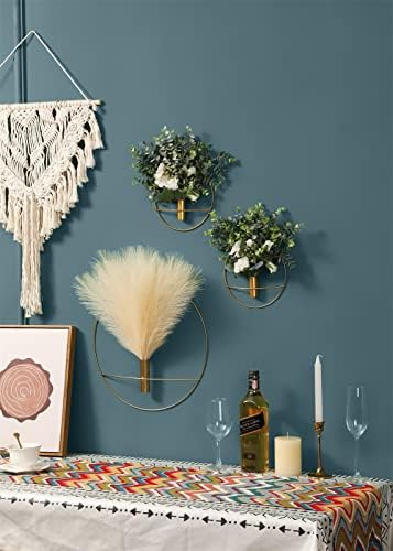 Pretty Jolly Boho Pampas Wall Decor Gold Metal Wall-Mounted Art - Image 6