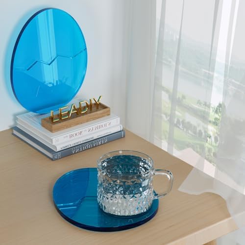 Acrylic Coaster Decorative Plates,Office Desk Accessories, Clear Dinosaur Egg Shape Coffee Cup Decor, Perfect for Tabletop Protection and Display. - Image 6