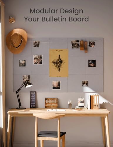 Fluxynara Felt Bulletin Board & Cork Board Alternative 36'' x 24'' - 6 Pack - Image 6