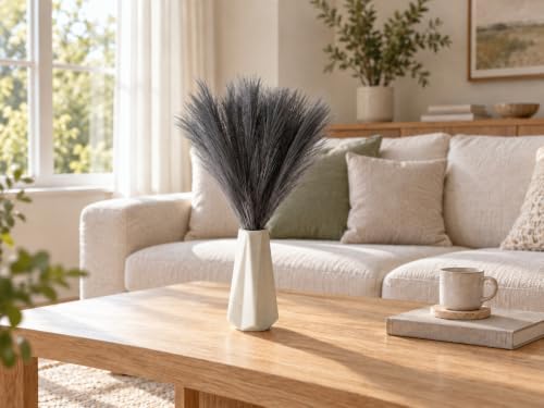Mandy's 20 Stems Grey Silk Pampas Grass Bouquet - Image 5