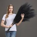 7 Pcs 45" Faux Pampas Grass – Fluffy Artificial Pompous Grass for Tall Floor Vase, Non-Shedding Home Decor, Boho Wedding Flowers, Baby Shower Centerpieces, Bedroom & Living Room Decor (Black) by AuroraPrime