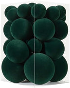 Velvet Christmas Ornaments Set 38Pcs Flocked Shatterproof Christmas Ornaments for Christmas Tree Decorations Xmas Decorative Hanging Christmas Ball Ornaments for Holiday Home Decor by Unknown