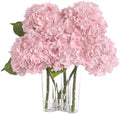 Coferset 3pcs Lifelike Real Touch Hydrangea Artificial Flowers,Pink by Coferset