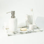 Real Luxurious Natural Marble Vanity Tray Genuine Marble Storage Tray - Image 7