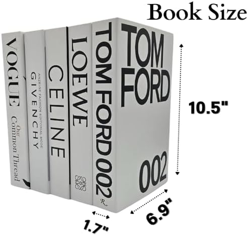 Decorative Faux Books for Home Decor, Foldable Fake Book Set, 5 Pieces - Image 6