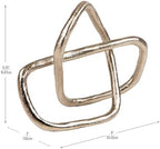 Mind Reader Metal Geometric Infinity Sculpture, Modern Home and Office Decor, Accent for Desks, Coffee Tables, and Shelves, Metal, Silver - Image 3